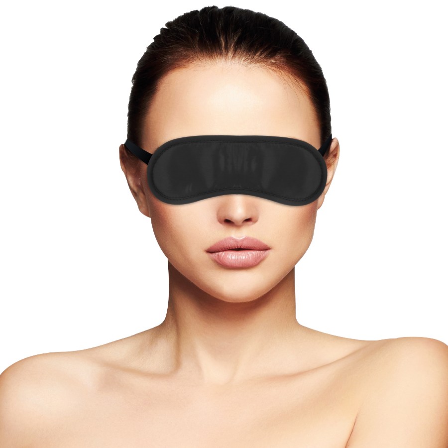 DARKNESS - BLACK STRAIGHT EYE MASK