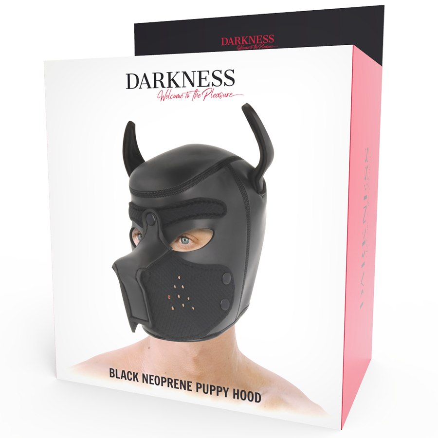 DARKNESS - MÁSCARA DE NEOPRENE PARA CÃES COM FOCINHO REMOVÍVEL M