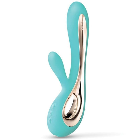 LELO - SORAYA 2 VIBRADOR COELHO VERDE ÁGUA