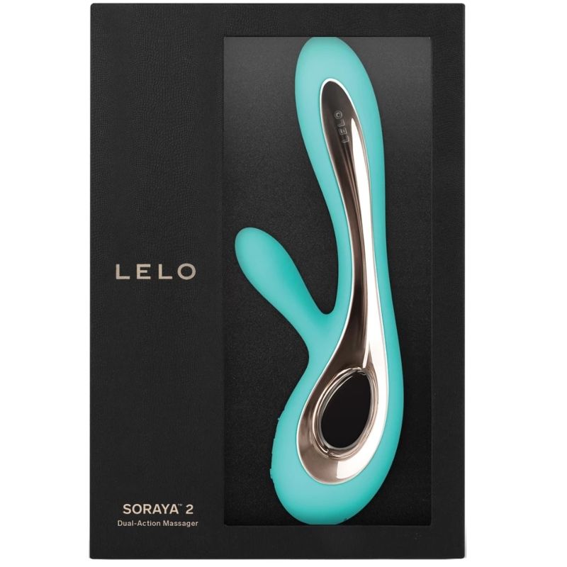 LELO - SORAYA 2 VIBRADOR COELHO VERDE ÁGUA