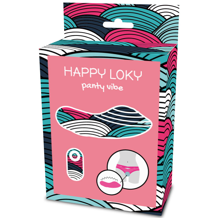 HAPPY LOKY - CALCINHA VIBRANTE PARA CALCINHAS COM CONTROLE REMOTO