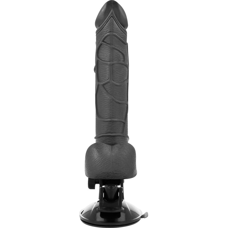 BASECOCK - NATURAL REMOTE CONTROL REALISTIC VIBRATOR WITH TESTICLES 19.5 CM -OR- 4 CM