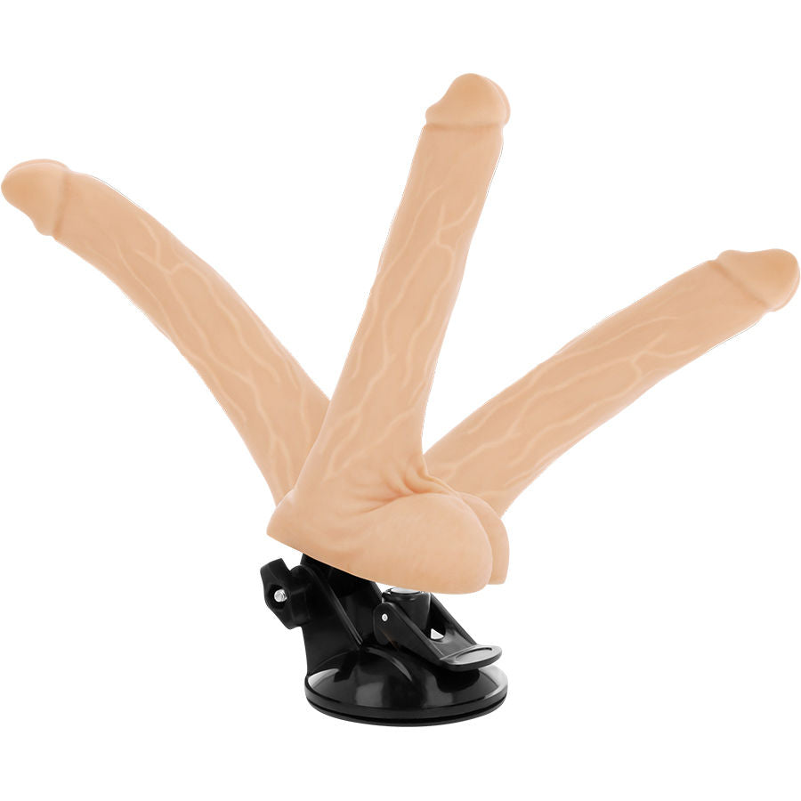 BASECOCK - VIBRADOR ARTICULADO COM CONTROLE REMOTO PRETO 18,5 CM -OU- 4 CM