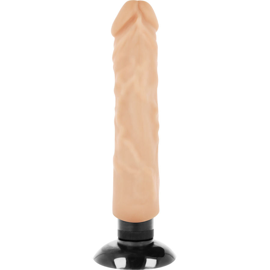 BASECOCK - VIBRADOR REALISTA 2-1 NATURAL 20 CM -OU- 4 CM