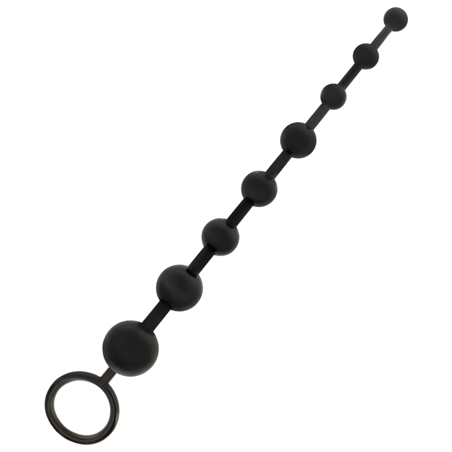 ADDICTED TOYS - CONTAS ANAL 29 CM PRETO