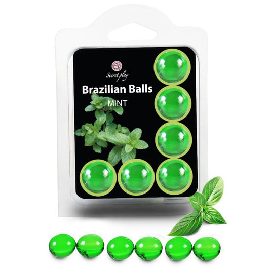 SECRETPLAY - SET 6 BOLAS BRASILEIRAS MINT