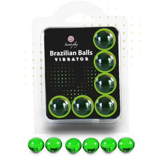 SECRETPLAY - CONJUNTO 6 BOLAS VIBRADORAS BRASILEIRAS