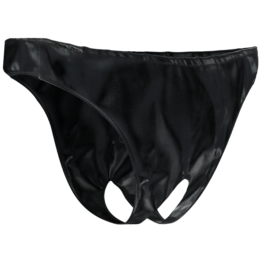 DARKNESS - UNISEX PANTIES WITH OPENING ONE SIZE