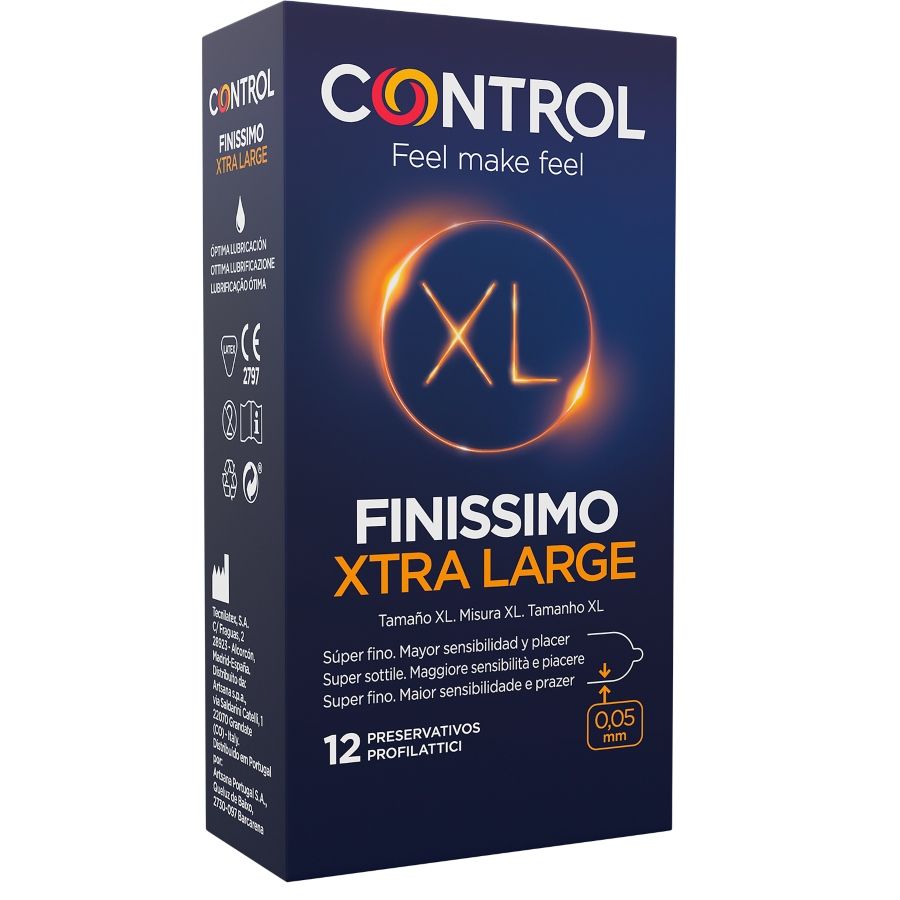 CONTROL - FINISSIMO XL CONDOMS 12 UNITS