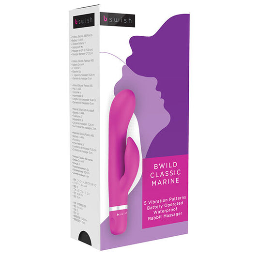 B SWISH - BWILD CLASSIC MARINE RABBIT VIBRADOR CERISE