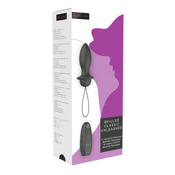 B SWISH - BFILLED CLASSIC VIBRADOR PLUG PRETO