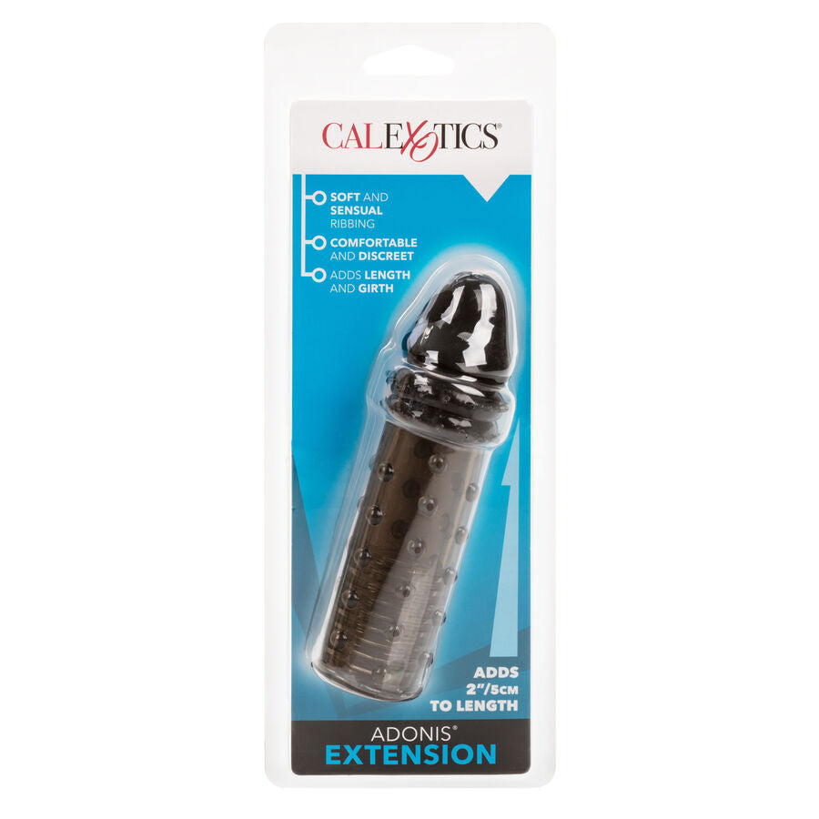 CALEXOTICS - EXTENSÃO DE PÊNIS DE SILICONE PRETO