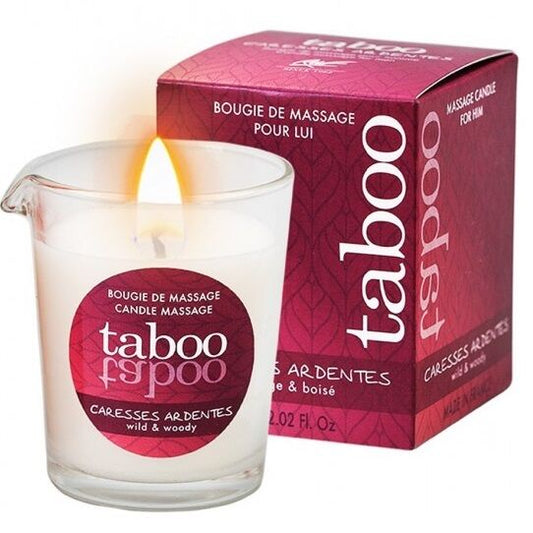 RUF - TABOO MASSAGE CANDLE FOR HIM FIERY CARESSES FERN AROMA