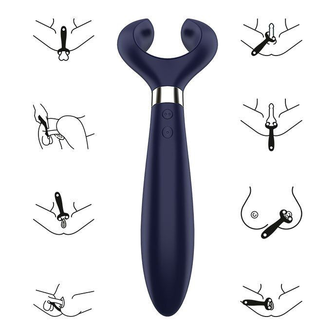 SATISFYER - DIVERSÃO SEM FIM MULTI VIBRADOR 3 PRETO