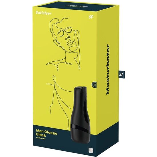 SATISFYER - MASTURBADOR MASCULINO CLÁSSICO PRATA