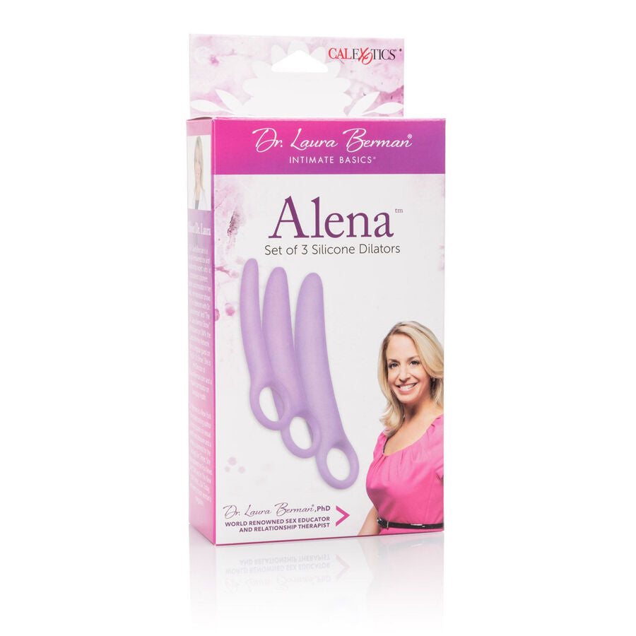 CALEXOTICS - DR LAURA BERMAN ALENA CONJUNTO DE 3 DILATADORES VAGINAIS DE SILICONE