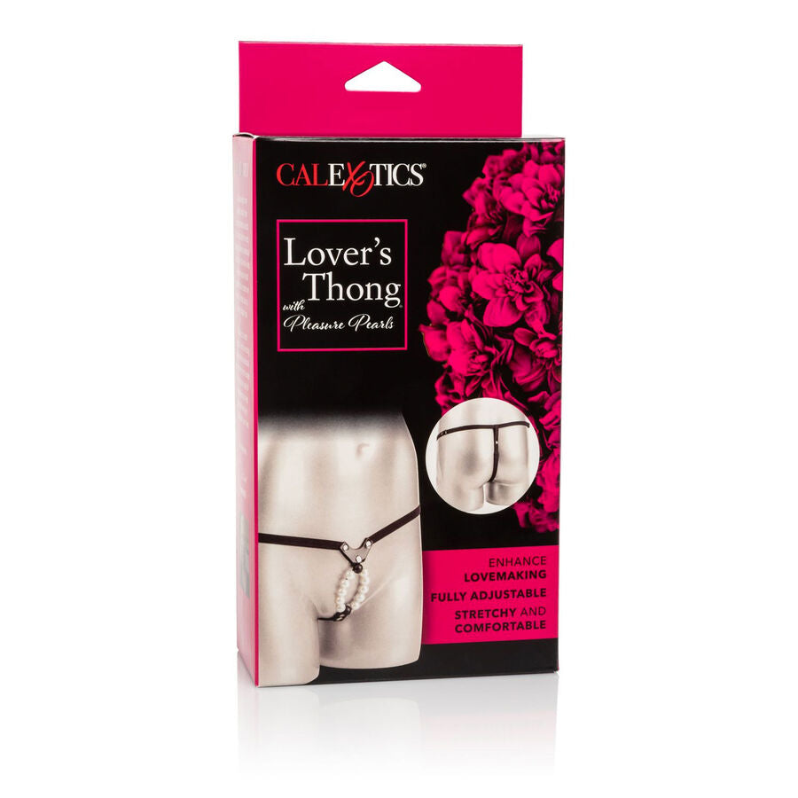 CALEXOTICS - LOVERS THONG WITH PLEASURE BEADS