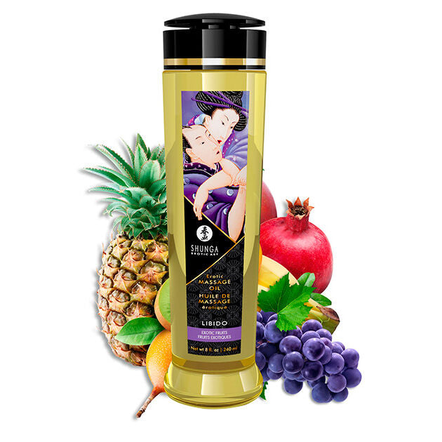 SHUNGA - ÓLEO DE MASSAGEM ERÓTICA LIBIDO 240 ML