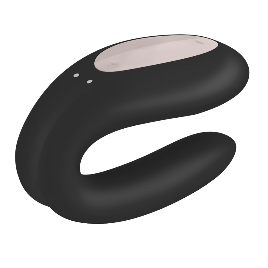 SATISFYER - ALEGRIA DUPLA COM APP BLACK GOLD