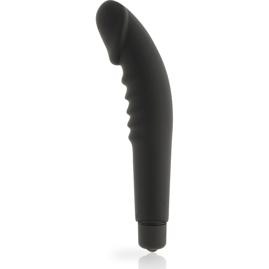 DOLCE VITA - VIBRADOR DE SILICONE REALISTA PLEASURE PRETO