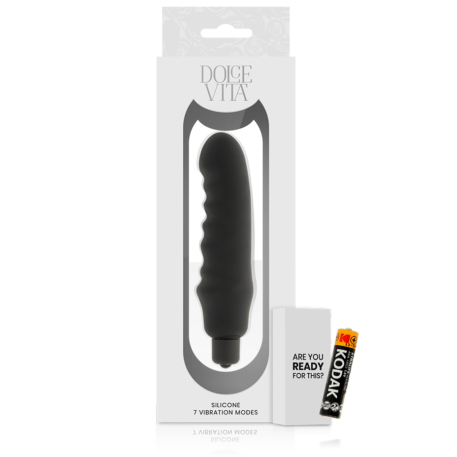 DOLCE VITA - VIBRADOR GENIUS SILICONE PRETO