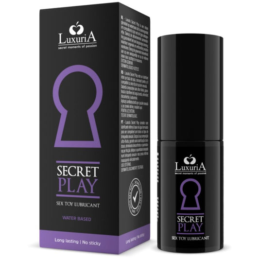 INTIMATELINE LUXURIA - LUBRIFICANTE PARA BRINQUEDOS SECRET PLAY 30 ML