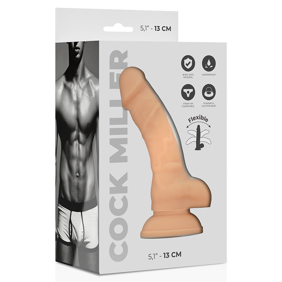 COCK MILLER - SILICONE ARTICULADO DENSIDADE COCKSIL 13 CM