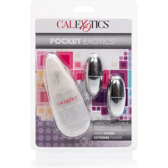 CALEXOTICS - BALAS VIBRATÓRIAS DUO SILVER GOLDEN