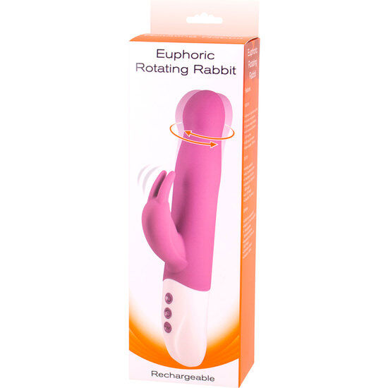 SETE CRIAÇÕES - VIBRADOR COELHO EUFÓRICO COM LILÁS ROTATIVO