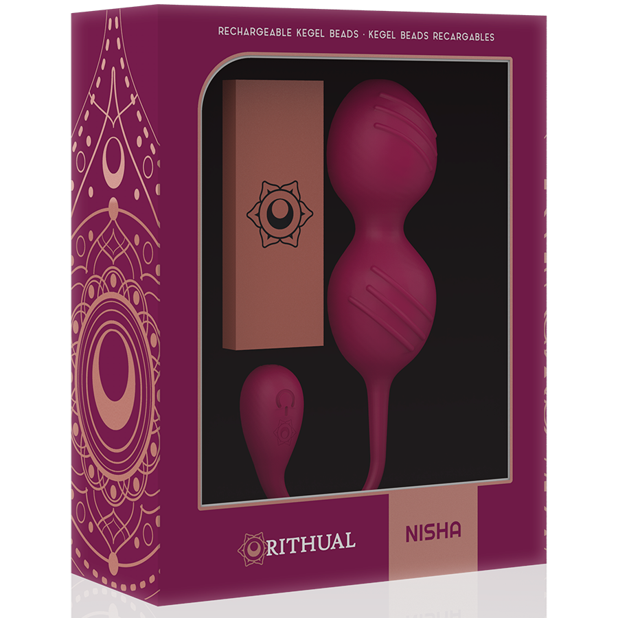 RITUAL - BOLAS KEGEL VIBRATÓRIAS RECARREGÁVEIS NISHA ORCHID