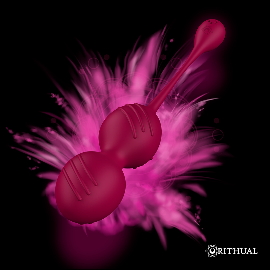 RITHUAL - NISHA ORCHID VIBRATING RECHARGEABLE KEGEL BALLS