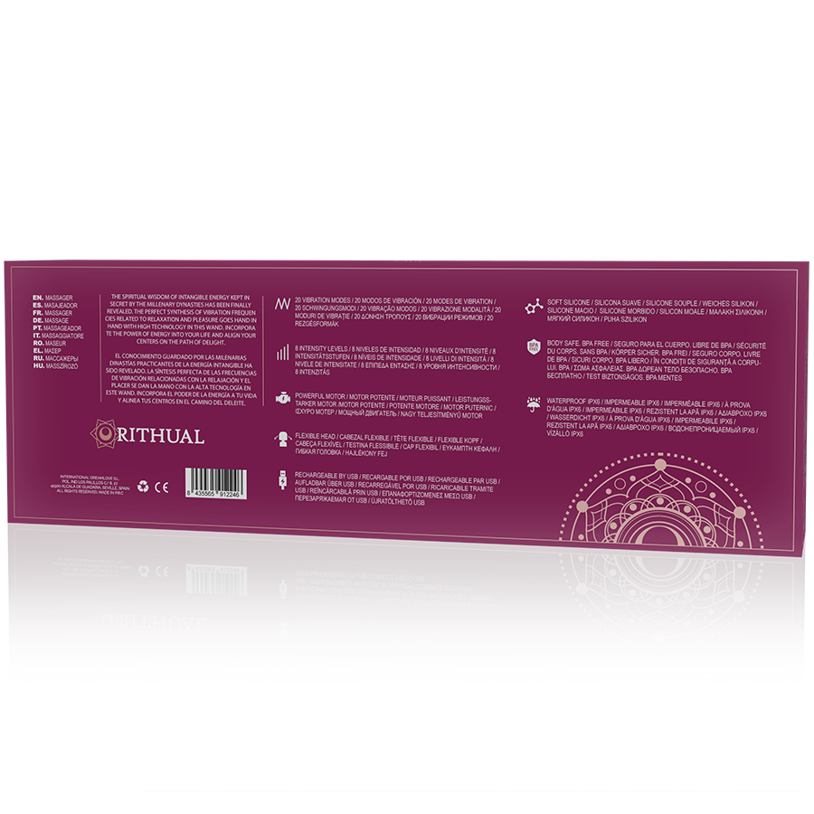 RITHUAL - AKASHA WAND RECHARGEABLE POWERFUL 2.0 ORCHID