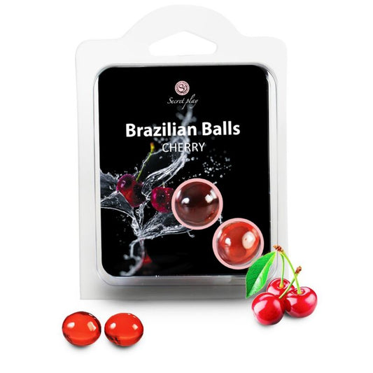 SECRETPLAY - BOLAS BRASILEIRAS CHERRY SET 2 BOLAS