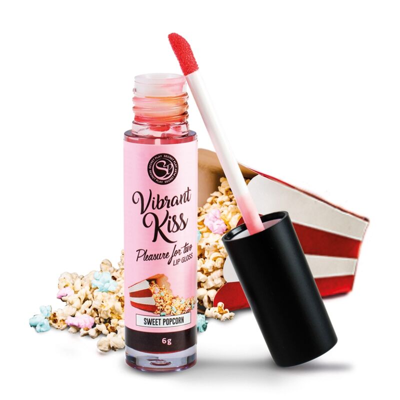 SECRETPLAY - BRILHO LABIAL VIBRANT KISS SWEET POPCORN