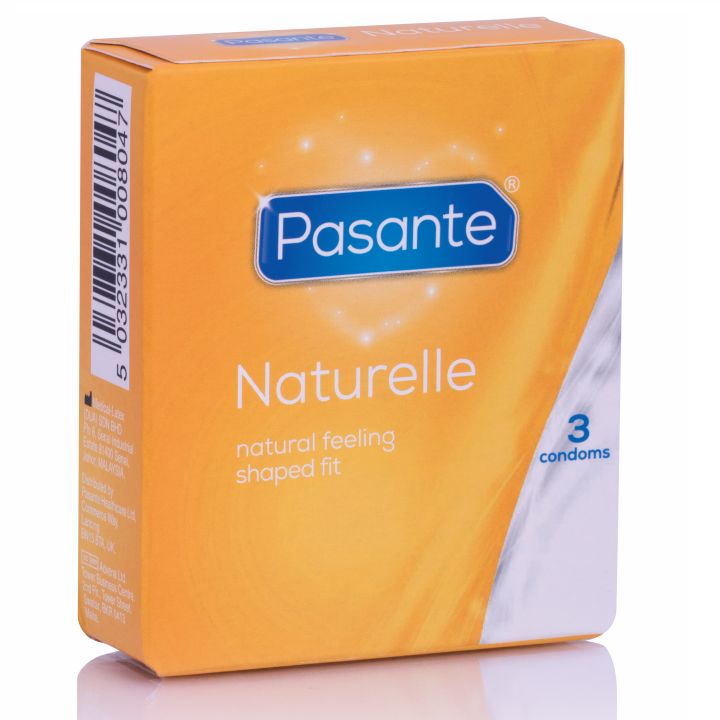 PASANTE - PRESERVATIVO NATURELLE GAMA 3 UNIDADES