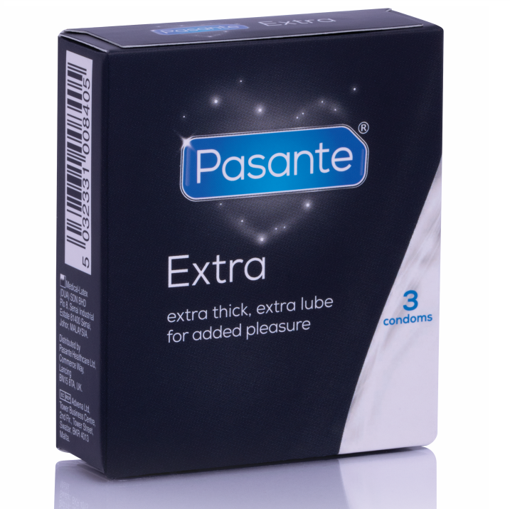 PASANTE - PRESERVATIVO EXTRA GROSSO 3 UNIDADES