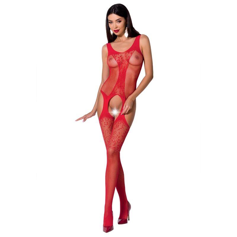 PASSION - MULHER BS072 BODYSTOCKING TAMANHO ÚNICO PRETO