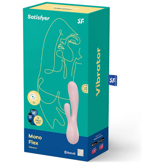 SATISFYER - RED FLEX MONO WITH APP