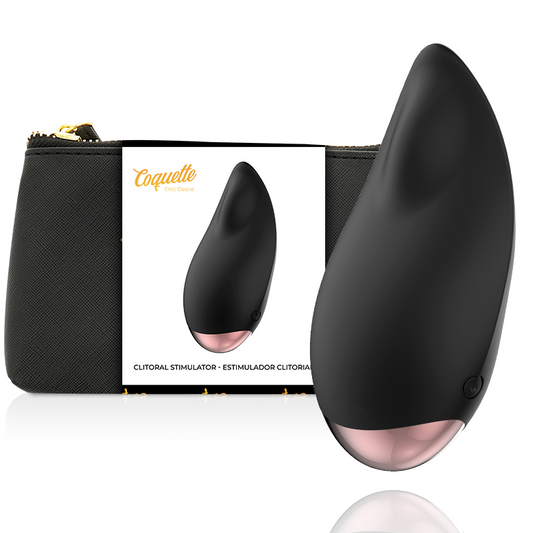 COQUETTE CHIC DESIRE - ESTIMULADOR DE CLITÓRIS PRETO/DOURADO