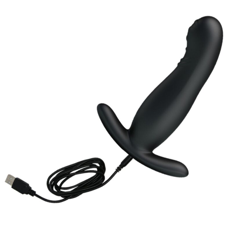 MR PLAY - MASSAGEADOR DE PRÓSTATA PRETO RECARREGÁVEL