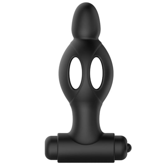 MR PLAY - VIBRATING SILICONE ANAL PLUG