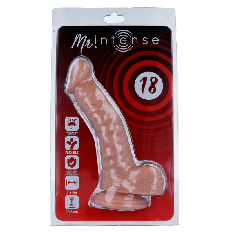 MR INTENSE - 18 PÊNIS REALISTA 19,8 CM -OU- 3,2 CM