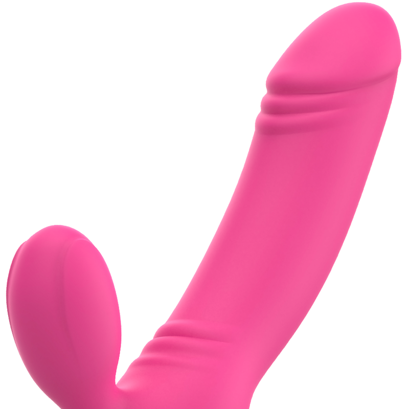 OHMAMA - BIX VIBRADOR DUPLA ESTIMULAÇÃO EDIÇÃO DE NATAL ROSA