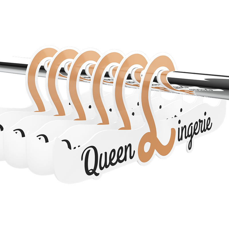 QUEEN LINGERIE - PERCHA PARA LENCERIA 27.5 CM 1 UNIDAD