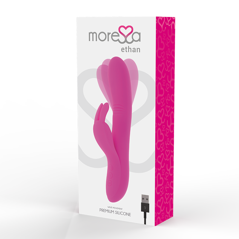 MORESSA - ETHAN WAVE EFFECT VIBRAÇÃO MAIS PODEROSA SILICONE PREMIUM RECARREGÁVEL