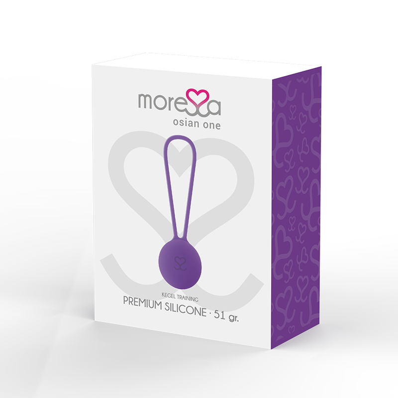 MORESSA - OSIAN ONE TREINAMENTO DO PISO PÉLVICO 51gr SILICONE PREMIUM LILAC