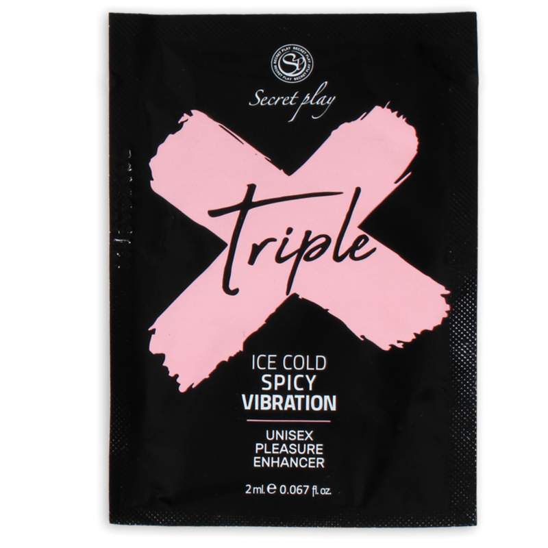 SECRETPLAY - TRIPLE X PLEASURE INTENSIFIER DOSE ÚNICA