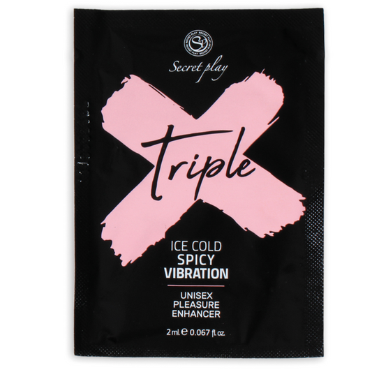 SECRETPLAY - TRIPLE X PLEASURE INTENSIFIER SINGLE DOSE