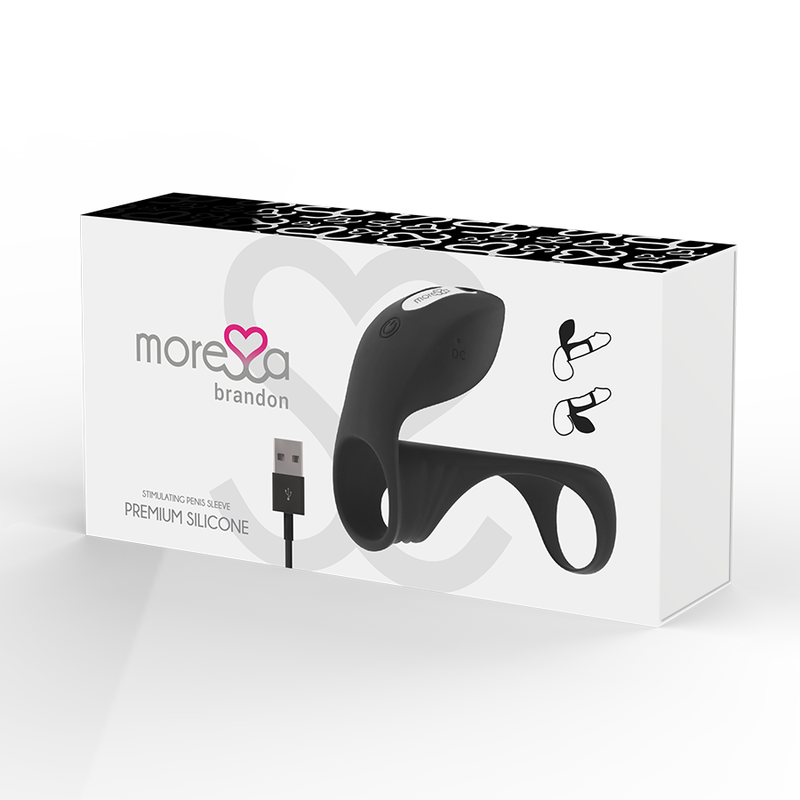 MORESSA - BRANDON POWERFUL VIBRATING RING WITH THICKENING SLEEVE FOR MEN