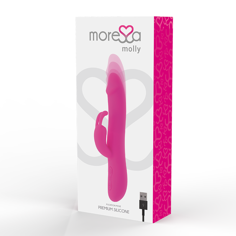 MORESSA - MOLLY UP&amp;DOWN THRUST E VIBRAÇÃO PODEROSA SILICONE PREMIUM RECARREGÁVEL